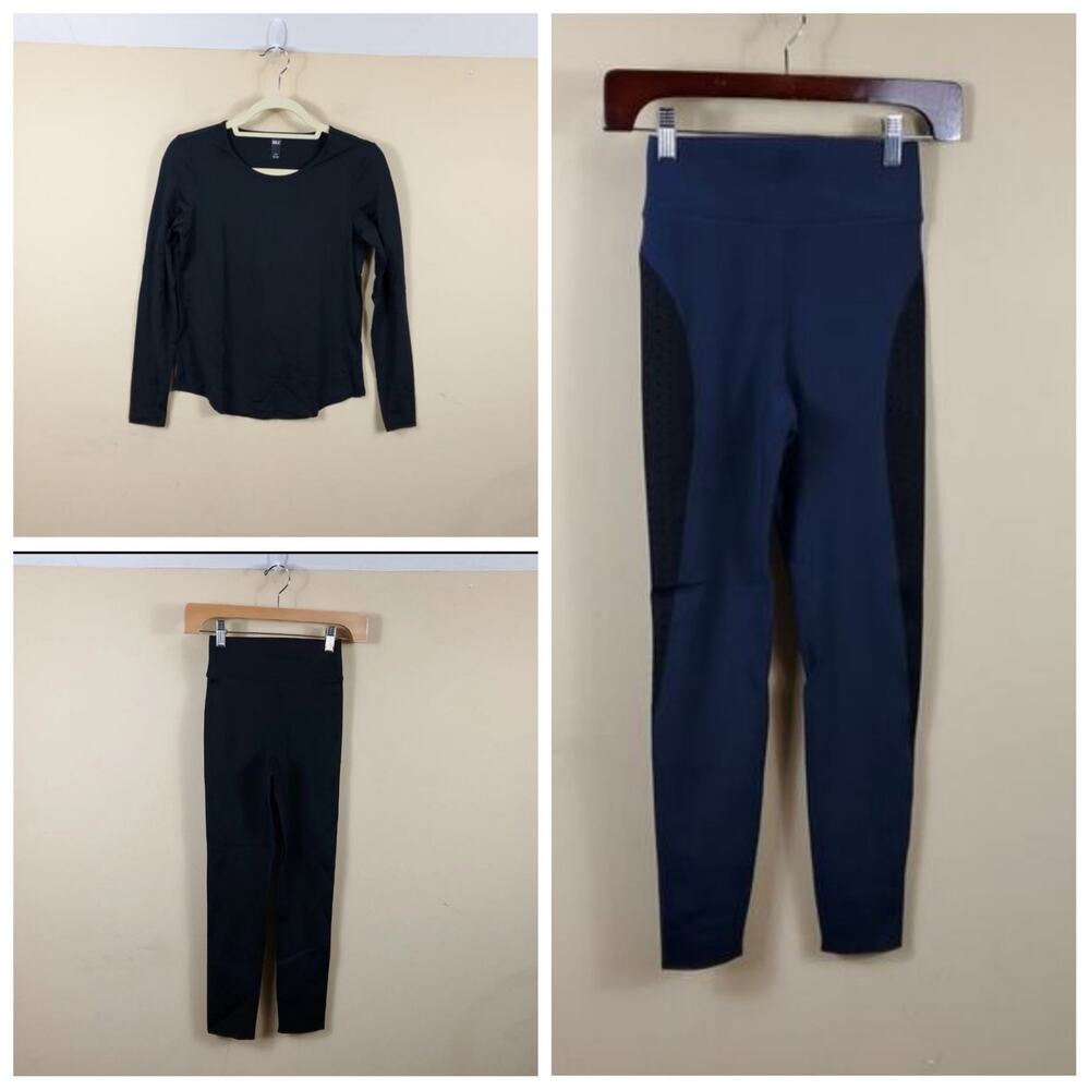 DLC Bundle of Three Alpha Long Sleeve Frontline Capri Command Legging Size XS